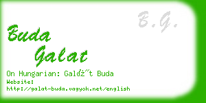 buda galat business card